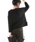 Geometric Panel Graphic Long Sleeve Top
